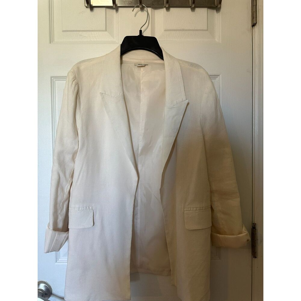 Jason Wu Size M Women’s Cream Blazer – Lightweight,  Fully Lined